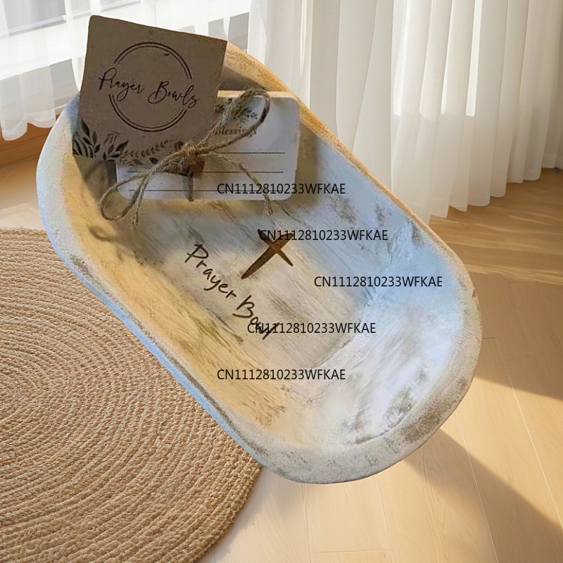 Home Bathroom Accessories - Kreatives weißes Kreuzförmiges Tablett, Aufbewahrungsbox für