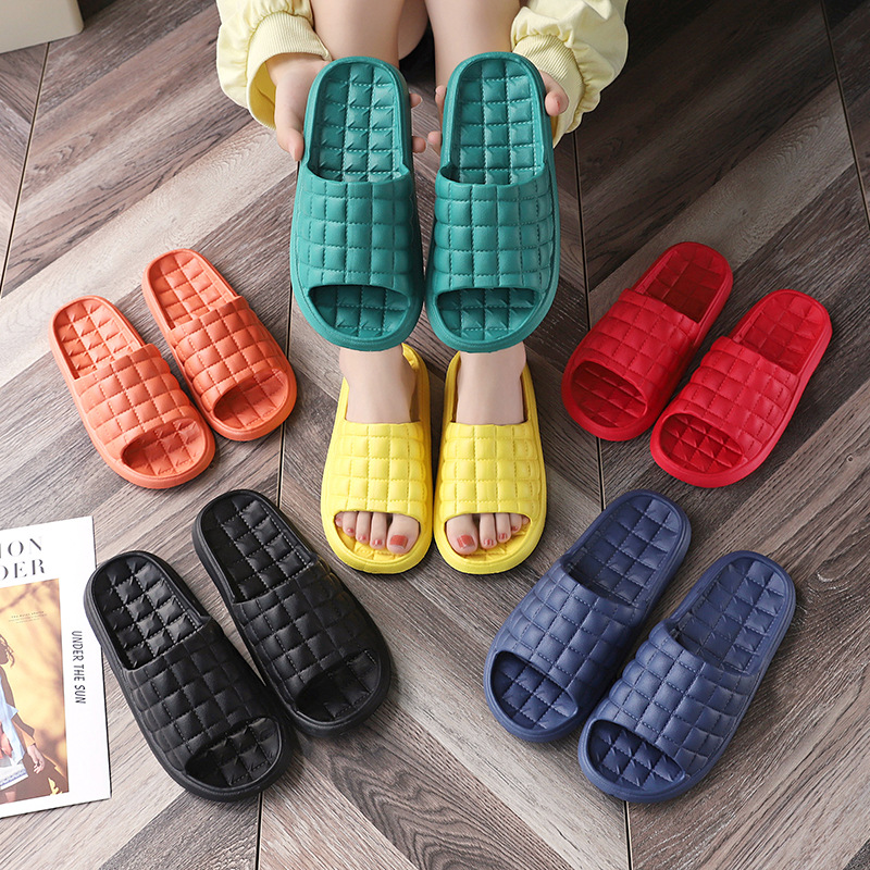 Home Bathroom Size - 2026 Sommer-Badezimmer-Hausschuhe für Damen, Modische Weichsohlen-EVA-Innenschuhe,