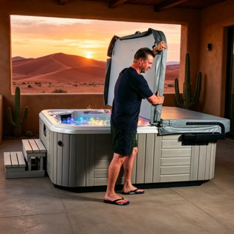Home Bathroom Jacuzzi - 4-Personen Outdoor-Whirlpool Spa Hot Tub Massage-Badewanne