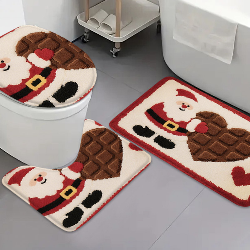 Home Bathroom Images - 3 stücke cartoon bild flanell teppich