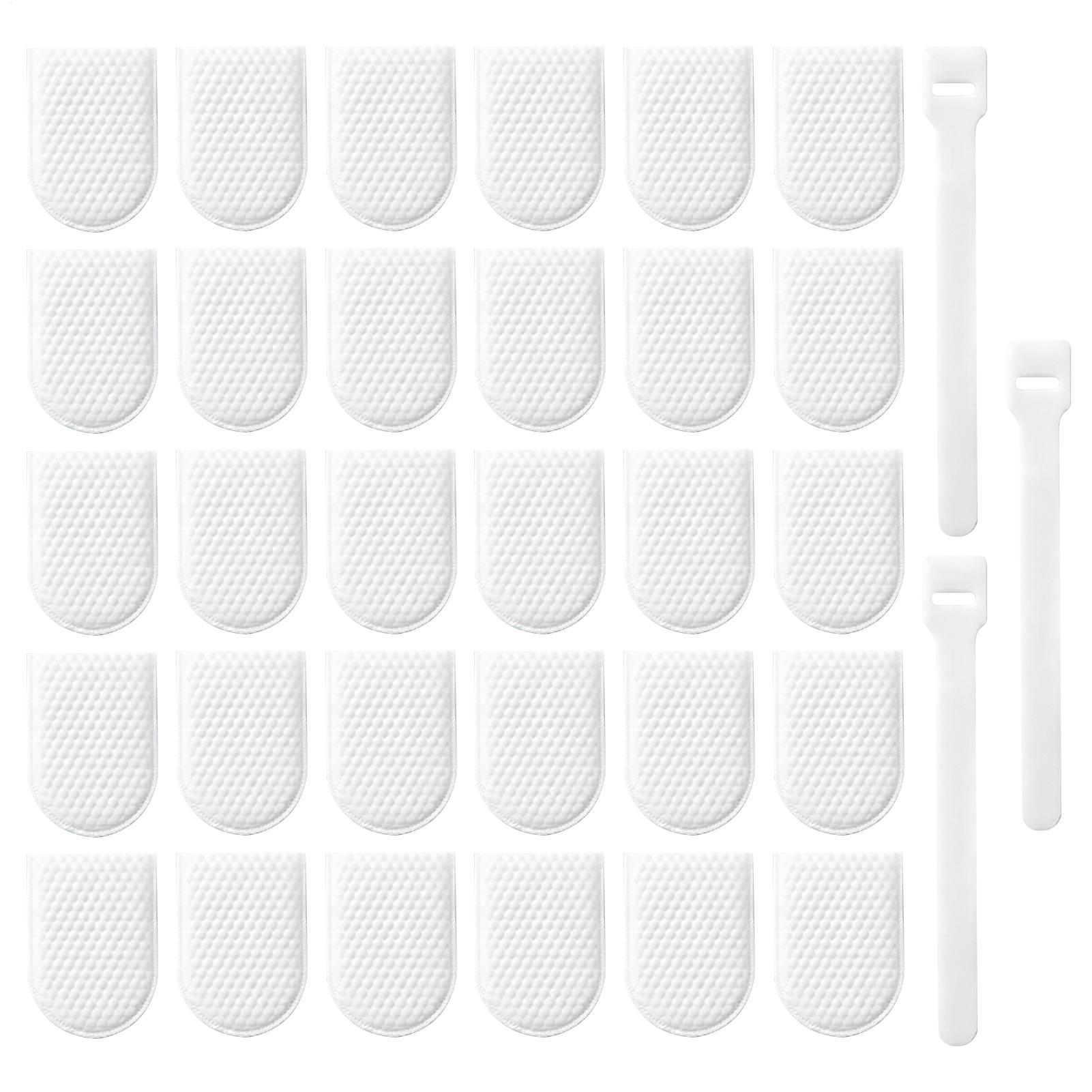 Home Bathroom Faucets - Wasserhahnfilter-Baumwollbeutel mit Riemen, 30 Stück/Set, spritzwassergeschützt,