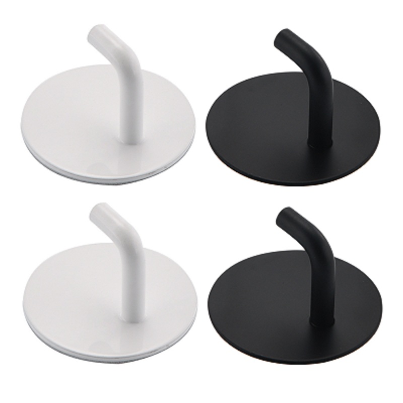 Home Bathroom Key - 2Pc Schwarz/weiß Edelstahl Bad Küche Wand