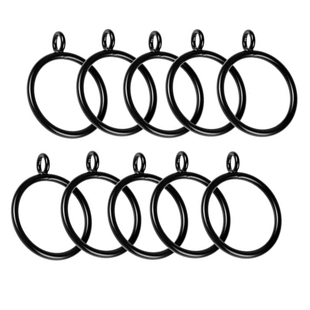 Home Bathroom Accessories - 24 Stück Weiße Vorhangringe 38mm Premium-Qualität