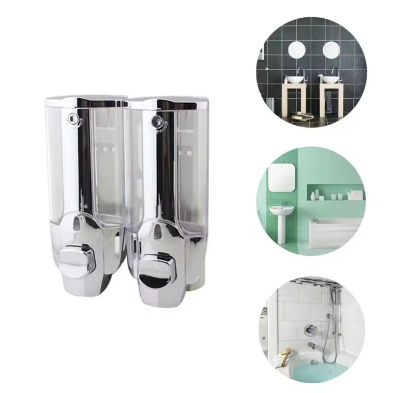 Home Bathroom Wall Soap Dispenser - NEUER ABS Wandmontierter Seifenspender Home Hotel