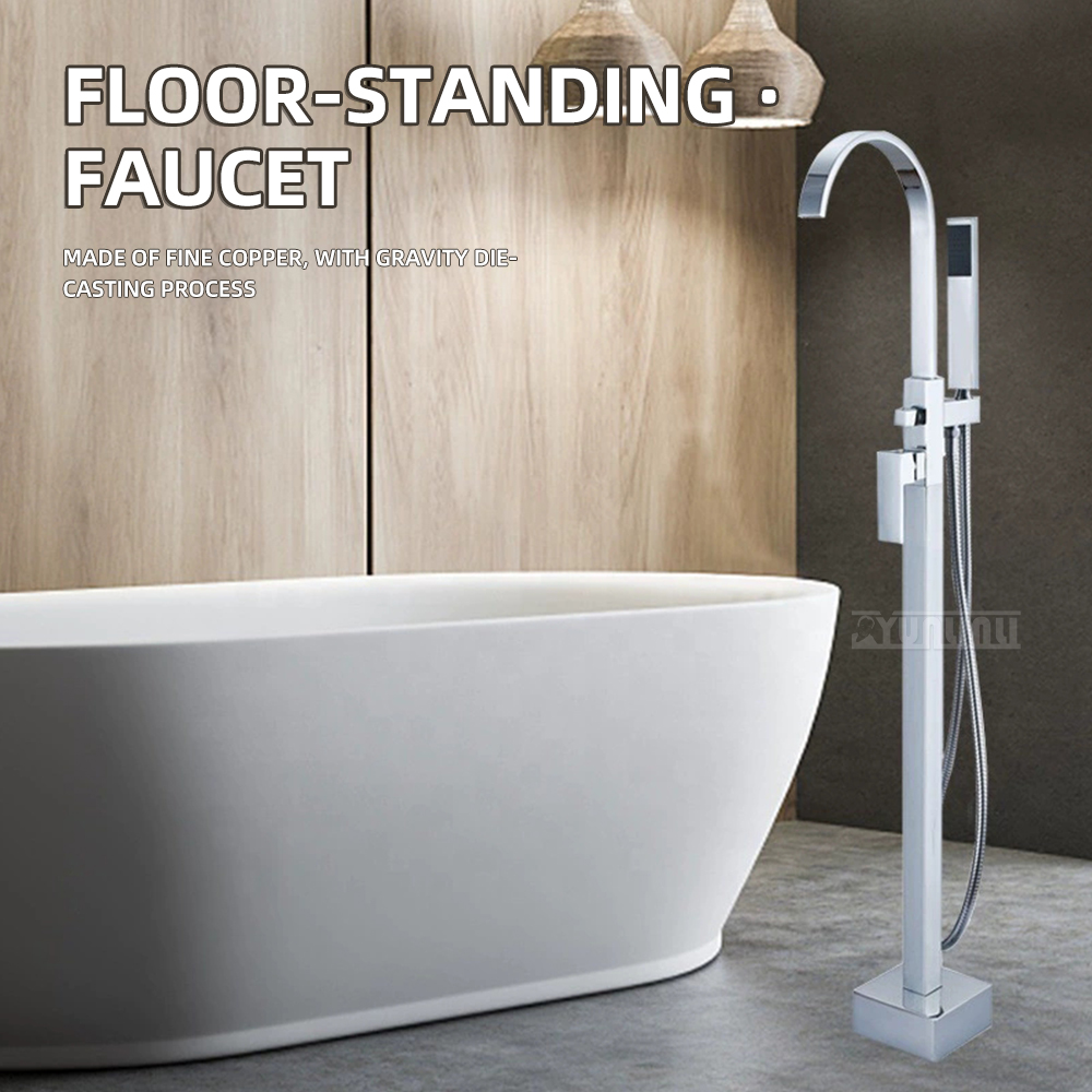 Home Bathroom Faucets - Bodenstehender Badewannenhahn im europäischen Stil, Hotelhaus,