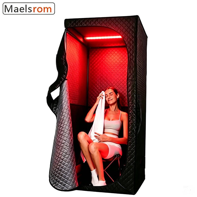 Home Bathroom Sauna - Infrarot-Fernrotlichttherapie-Sauna 660nm 850nm Nahinfrarot Heim-Ganzkörper-Hautpflege Trockendampf