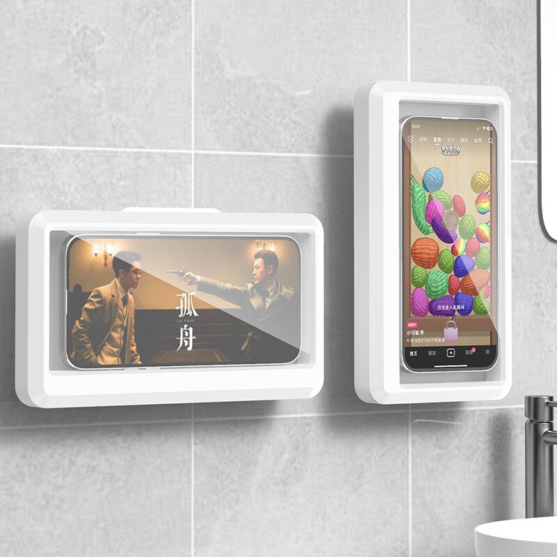 Home For Bathroom - Wasserdichter Telefonhalter für das Badezimmer, selbstklebende