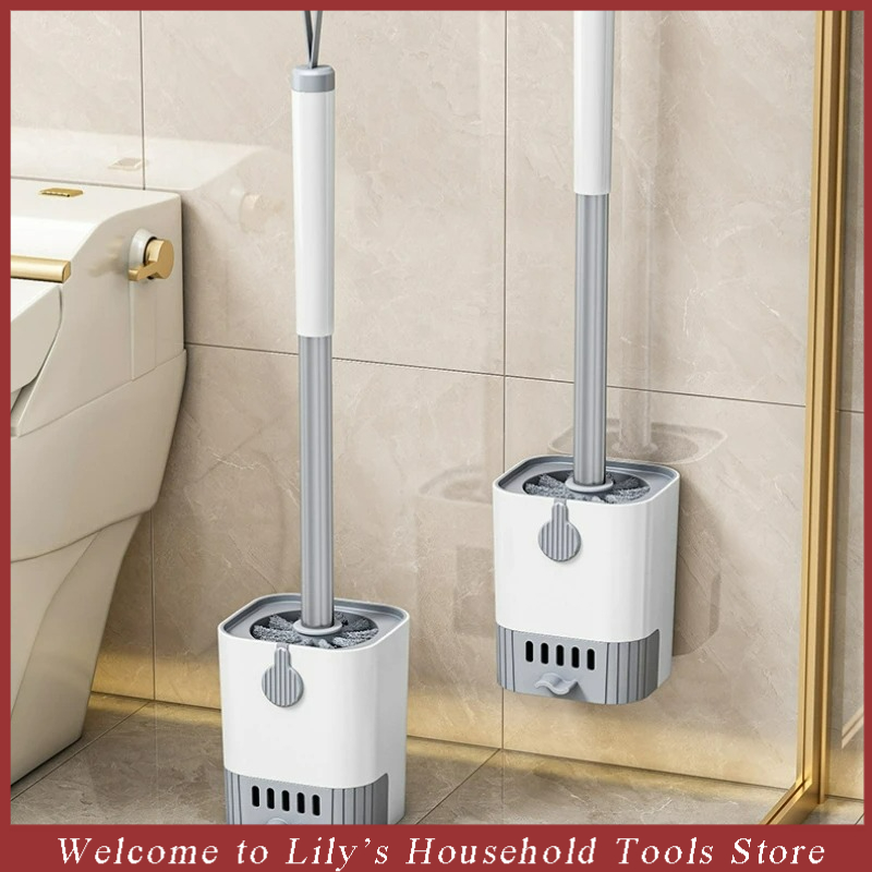 Toilet Brush Holder - 1 Set Toilettenbürste mit Halter, Wandmontage,