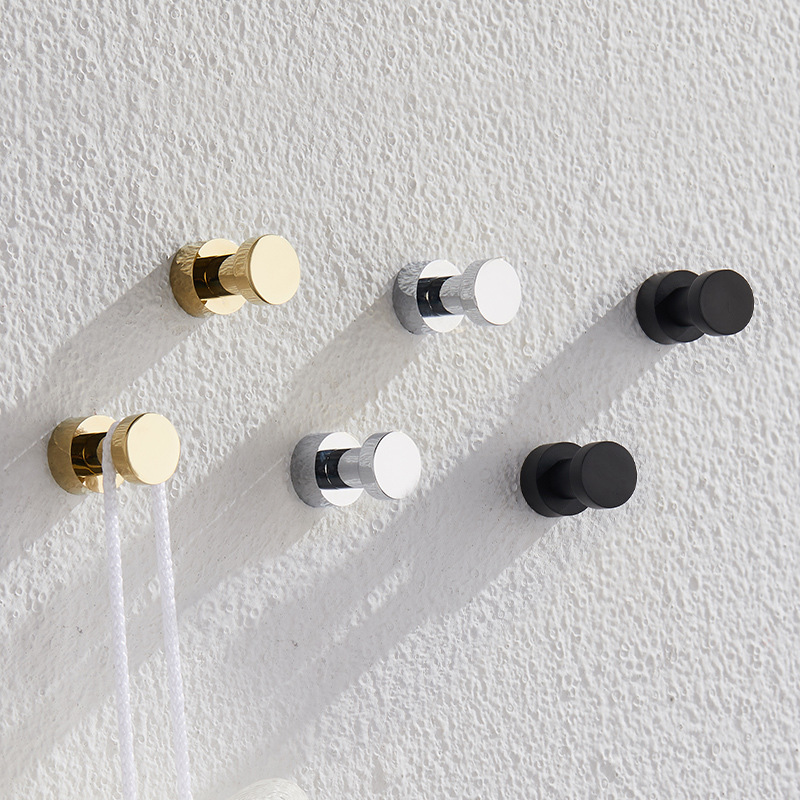 Home Bathroom Key - 2/3/4/5 stücke Messing Robe Haken Rostfrei