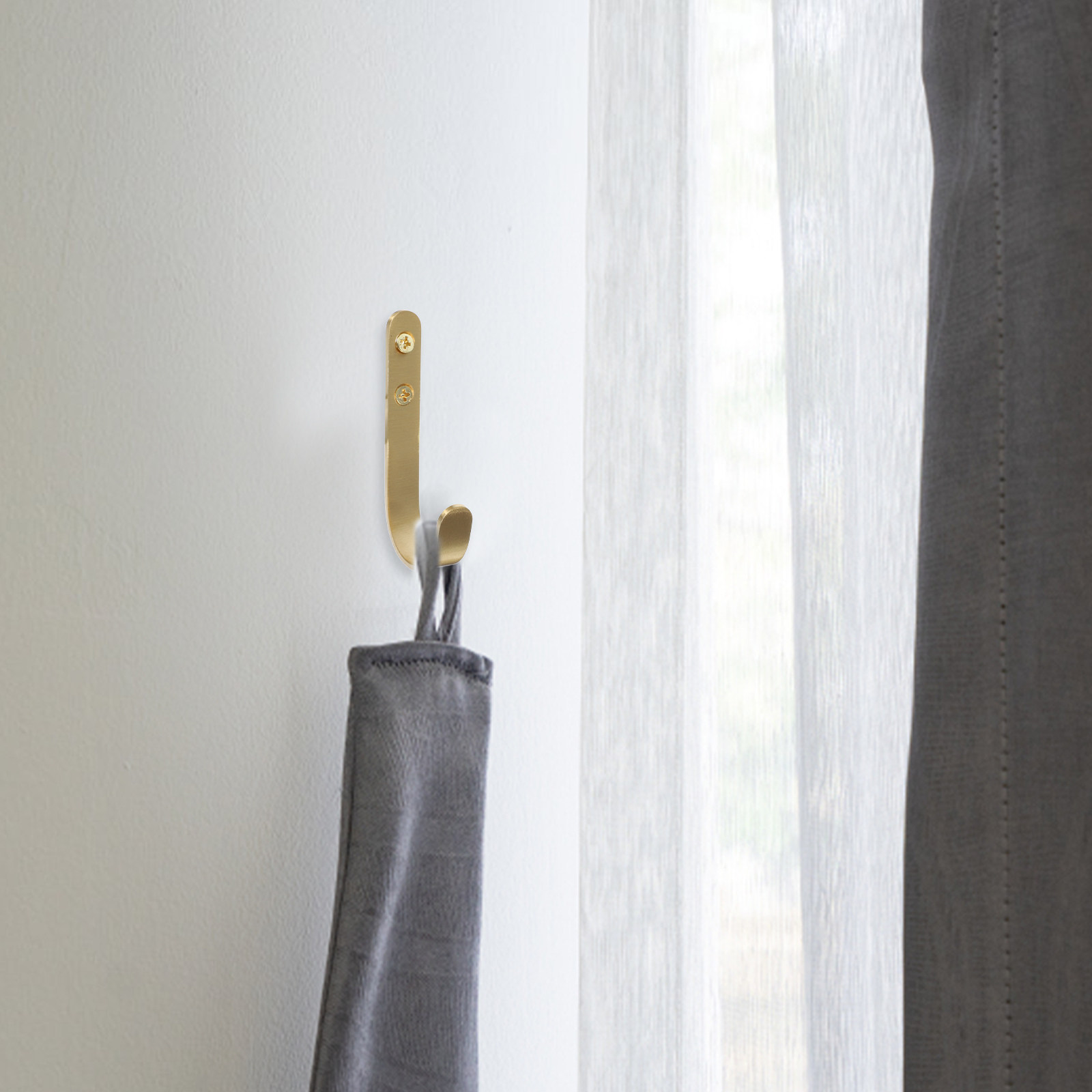 Wandmontierter Messinghaken, m – Home Bathroom Key Bewertung und Preis