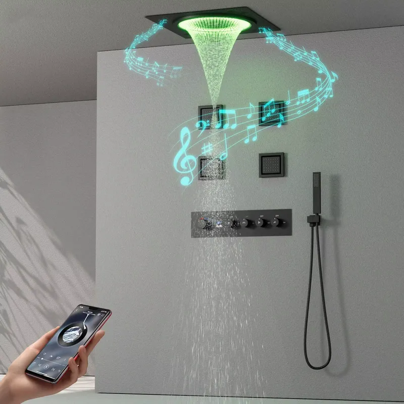 Intelligentes LED-Duschset Bad – Home For Bathroom Bewertung und Preis