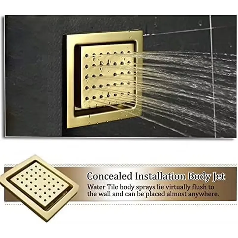 Intelligentes LED-Duschset Bad – Home For Bathroom Bewertung und Preis