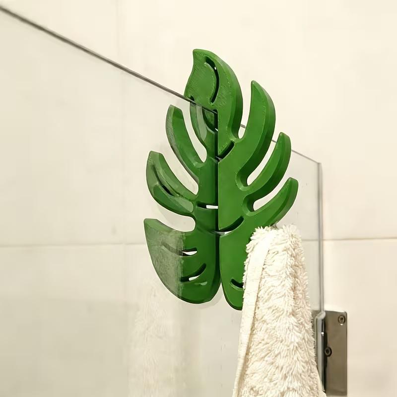 Grüner Monstera-Blatt-Duschvor – Jet Home Bathroom Bewertung und Preis