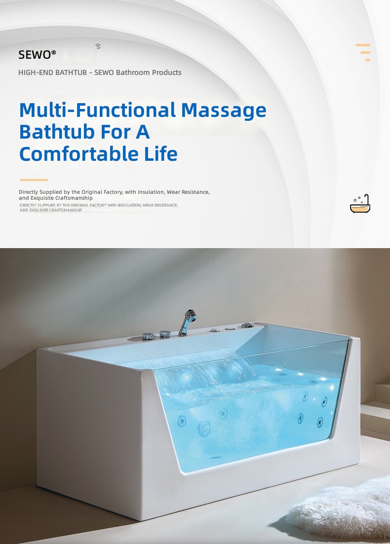 Acryl-Massagewanne, Intelligen – Home Bathroom Jacuzzi Bewertung und Preis