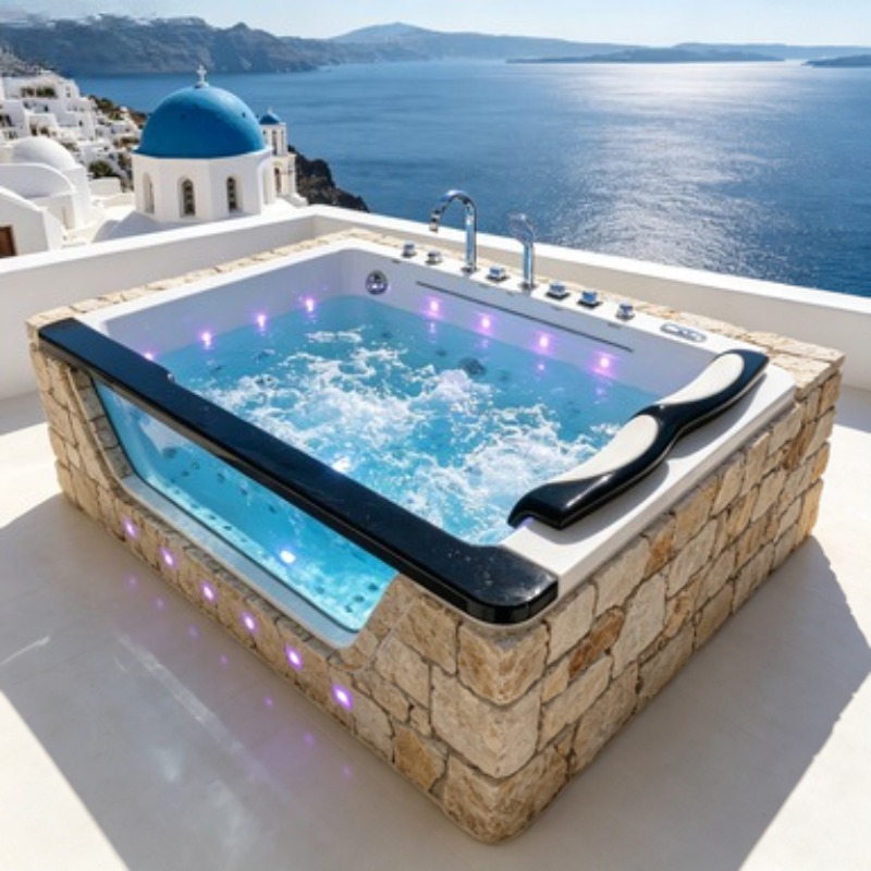 4-Personen Outdoor-Spa Whirlpo – Home Bathroom Jacuzzi Bewertung und Preis