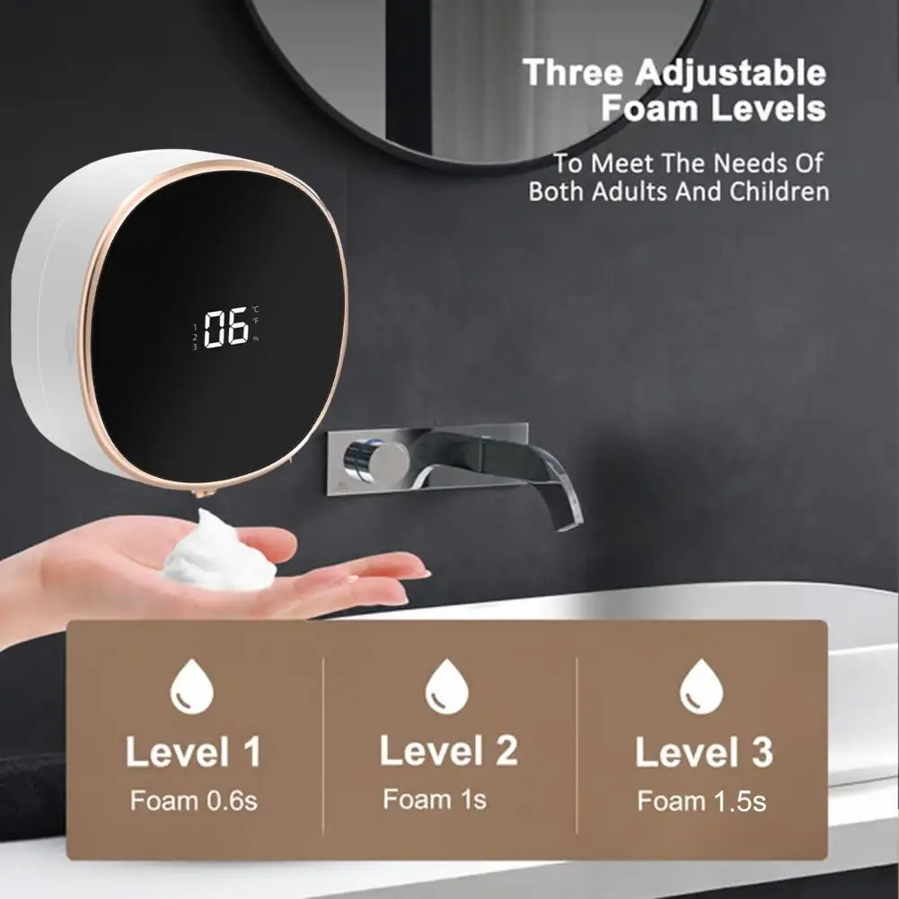Elektrischer Seifenspender mit – Home Bathroom Wall Soap Dispenser Bewertung und Preis