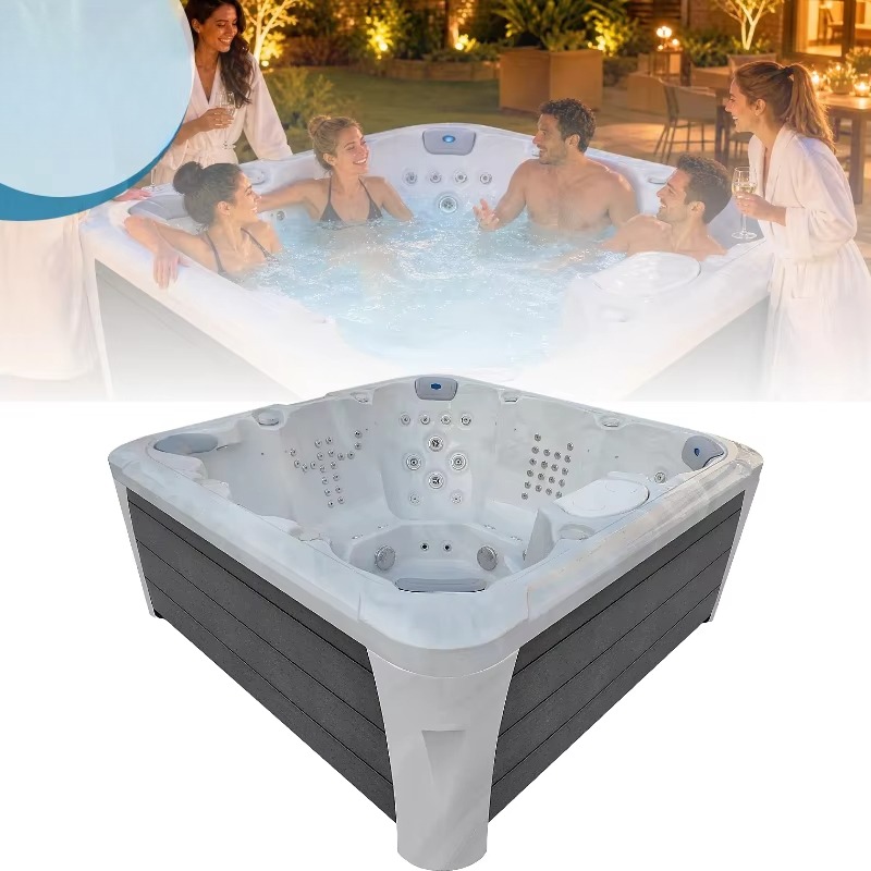 4-Personen Outdoor-Whirlpool S – Home Bathroom Jacuzzi Bewertung und Preis