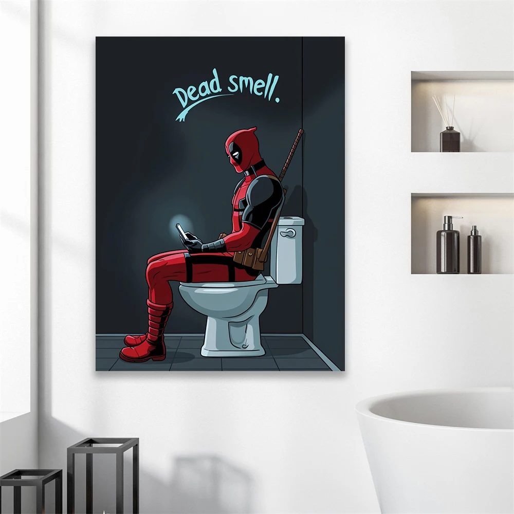 1 Stück rahmenloses Deadpool L – Home Bathroom Toilet Bewertung und Preis