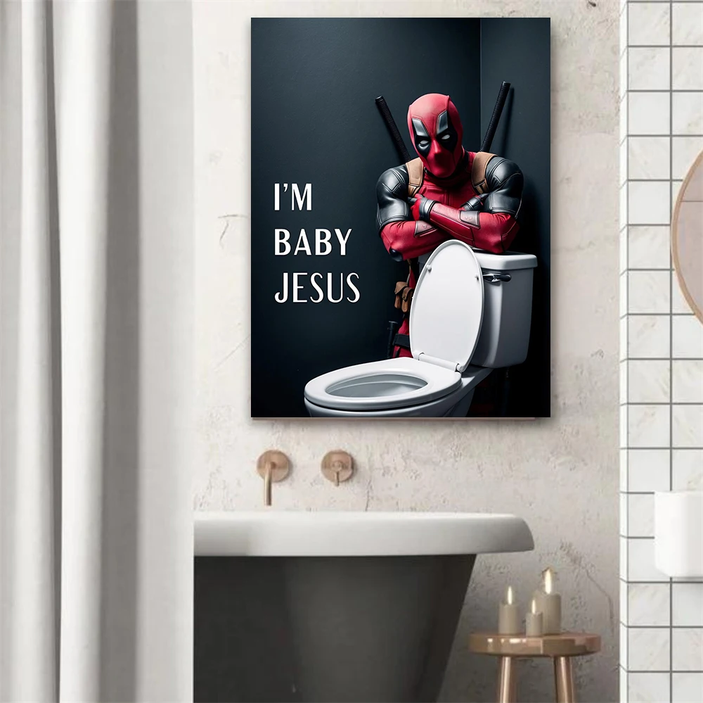 1 Stück rahmenloses Deadpool L – Home Bathroom Toilet Bewertung und Preis