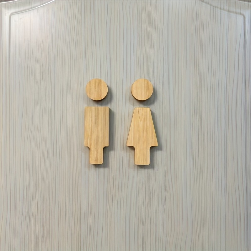 2-teiliges Badezimmerschild au – Home Bathroom Signs Bewertung und Preis