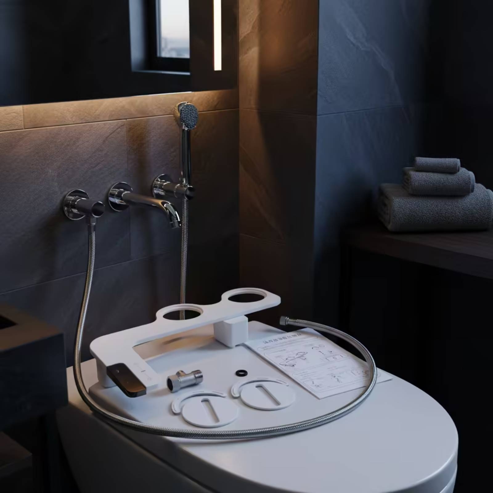 Bidet mit seitlichem Bedienfel – Home Bathroom Accessories Bewertung und Preis