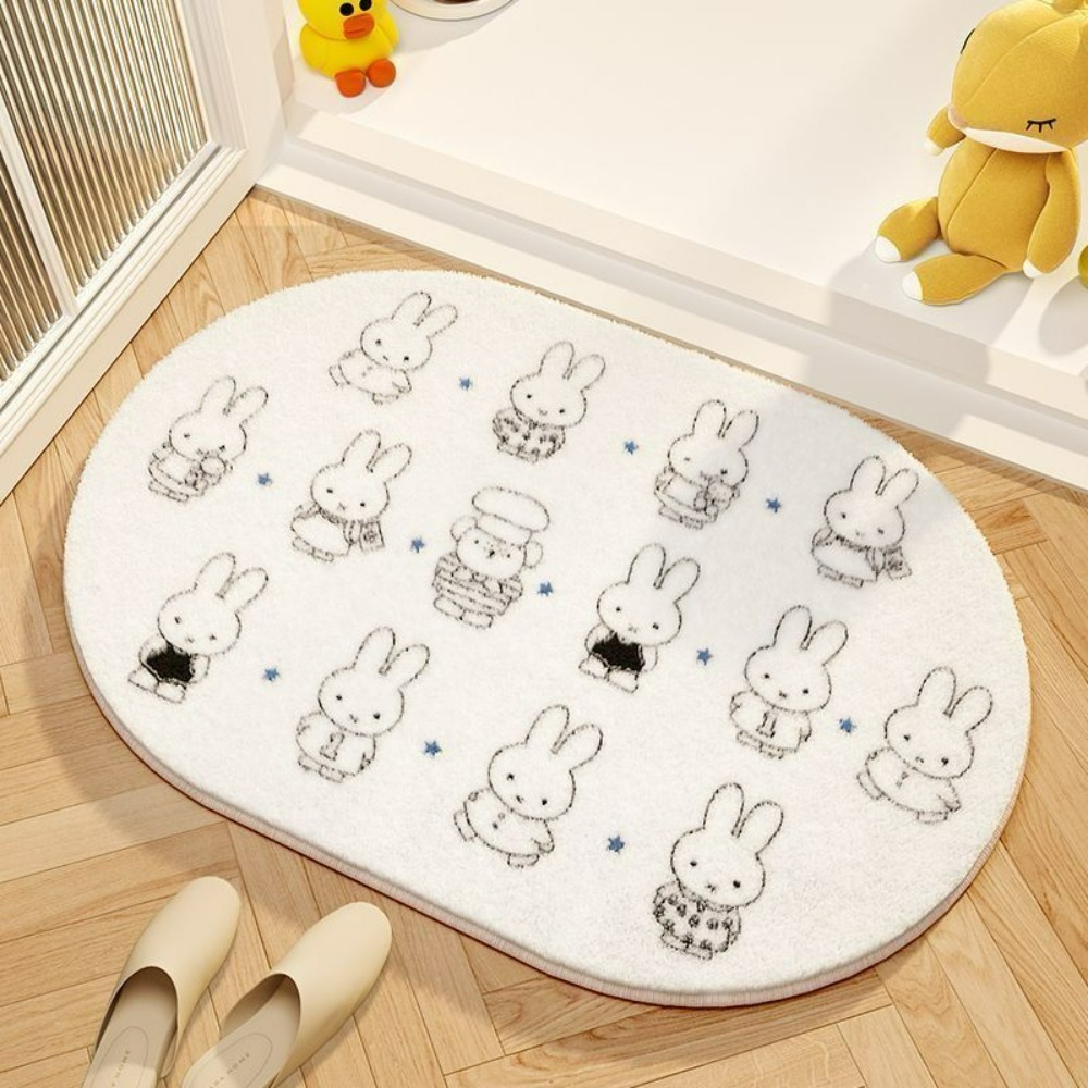 Miffy Cartoon-Bodenmatte, weic – Home Goods Bathroom Decor Bewertung und Preis