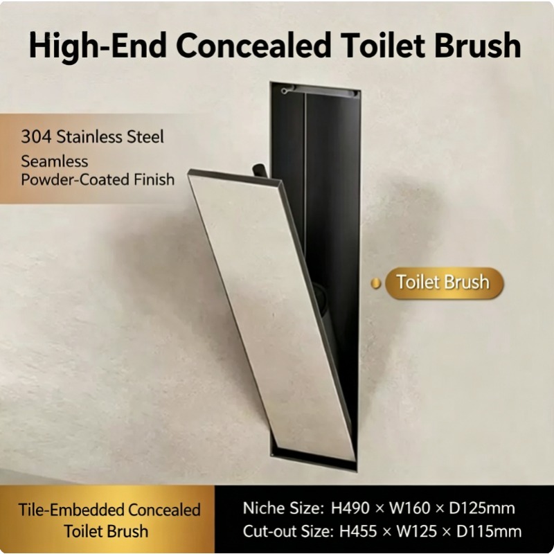 Versteckter Toilettenbürstenha – Toilet Brush Holder Bewertung und Preis