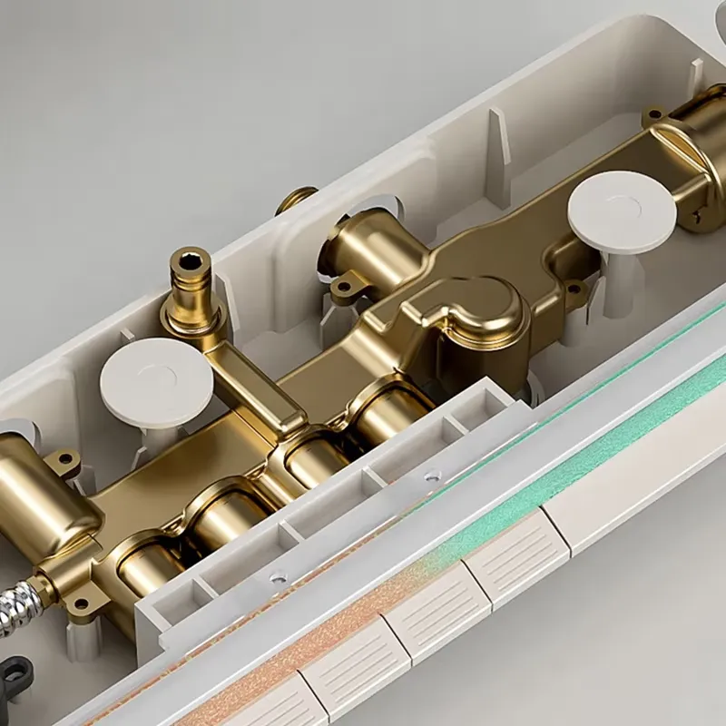 Messing Digitaler Wasserfall-D – Home For Bathroom Bewertung und Preis
