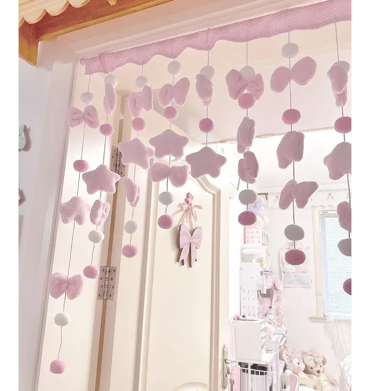 Rosa süße Schleife kurze Vorha – Home Bathroom Signs Bewertung und Preis