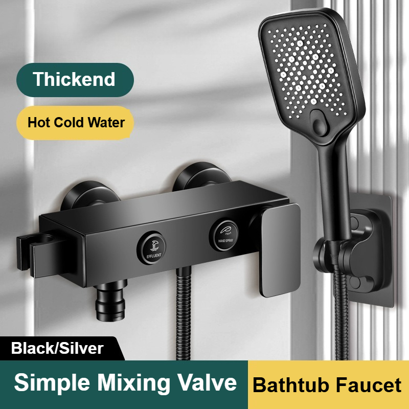 Wand Montiert Warm und Kalt Wa – Home Bathroom Faucets Bewertung und Preis