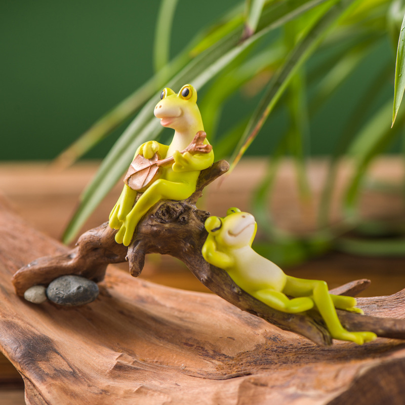 Harz lustige Frosch figuren fü – Jet Home Bathroom Bewertung und Preis