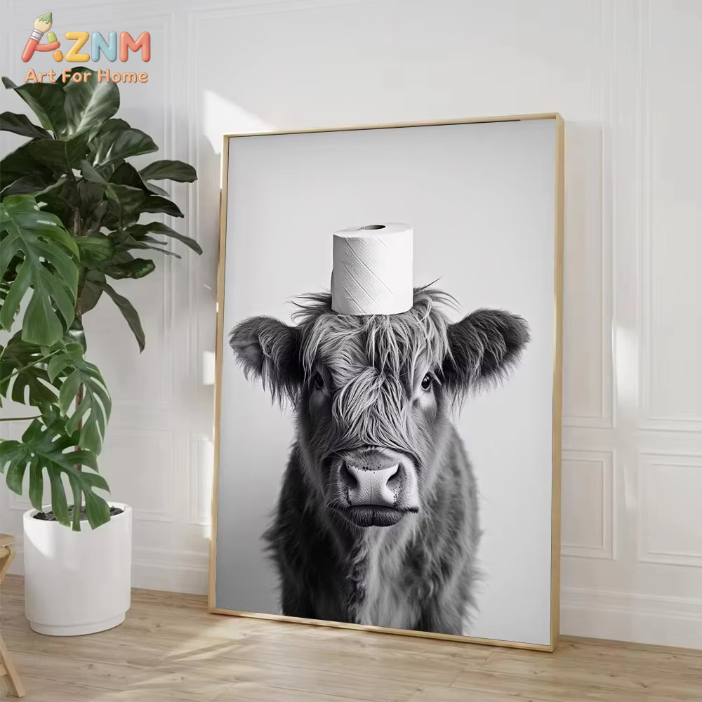 1 Stück, Highland-Kuh, Otter,  – Home Bathroom Toilet Bewertung und Preis