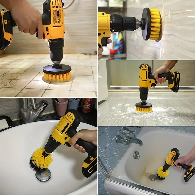 3-teiliges Bohrbürsten-Set, Po – Home Bathroom Cleaning Kit Bewertung und Preis