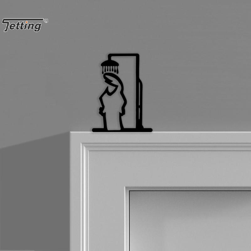 Schwarze Duschfigur, Wanddekor – Jet Home Bathroom Bewertung und Preis