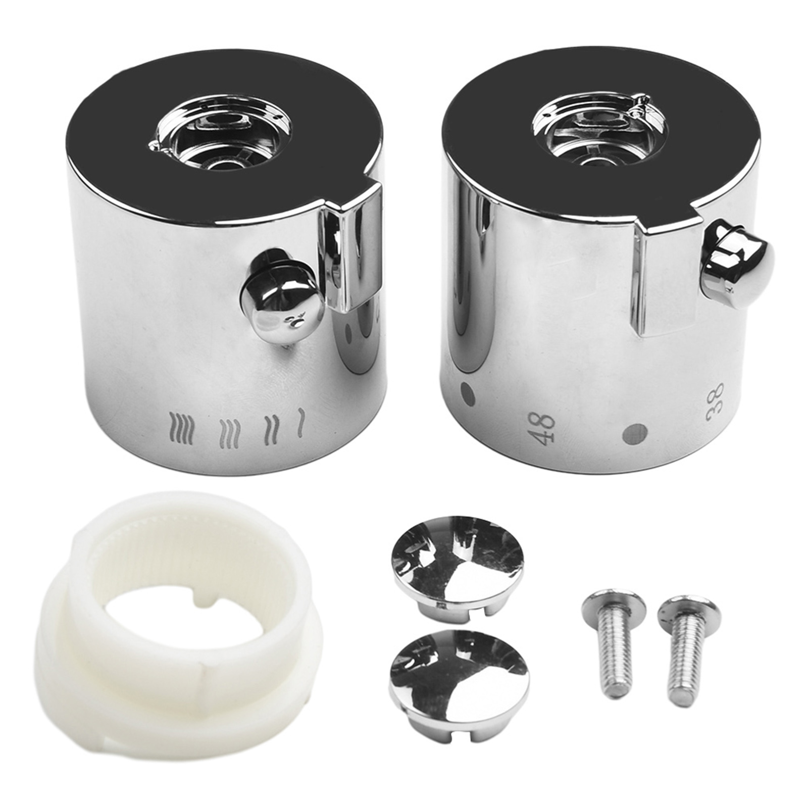 Knopfgriffe, Duschtemperaturre – Home Bathroom Faucets Bewertung und Preis