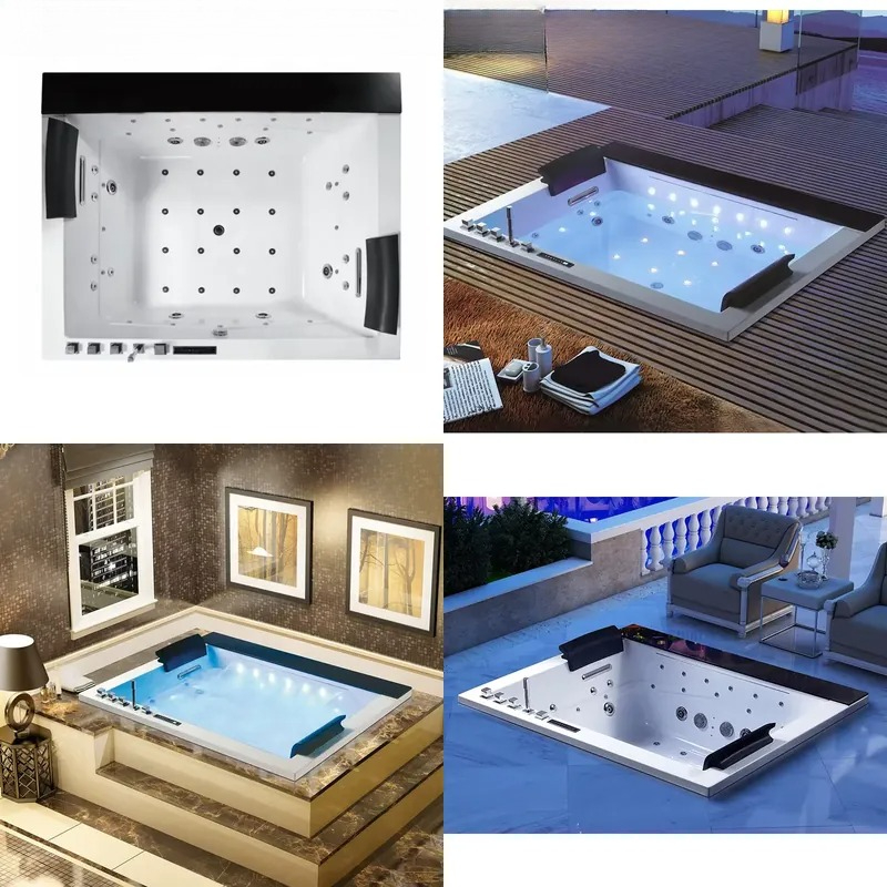 Doppel-Badewanne mit Digitalst – Home Bathroom Jacuzzi Bewertung und Preis