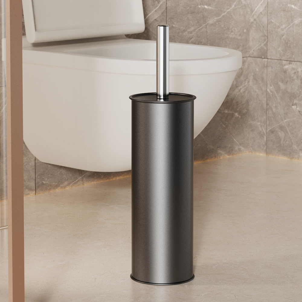 Schwarze Toilettenbürste mit H – Toilet Brush Holder Bewertung und Preis