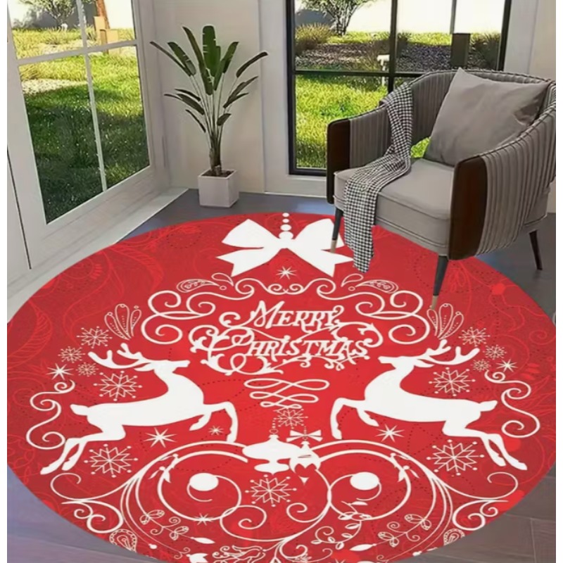 Teppich mit Weihnachtsmotiv, W – Home Goods Bathroom Decor Bewertung und Preis