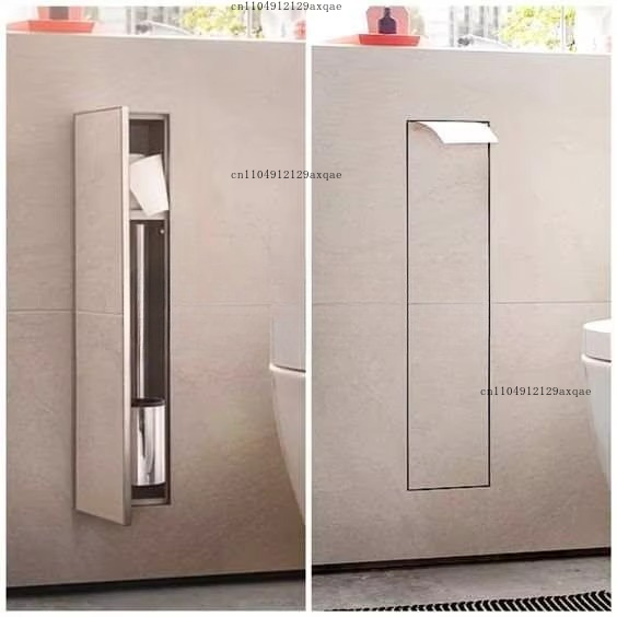 304 Edelstahl Einbau-WC-Papier – Toilet Brush Holder Bewertung und Preis