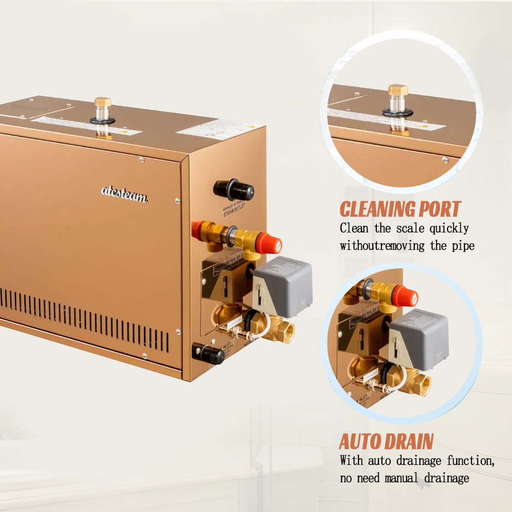 Dampf dusch generator 6kW selb – Home Bathroom Sauna Bewertung und Preis