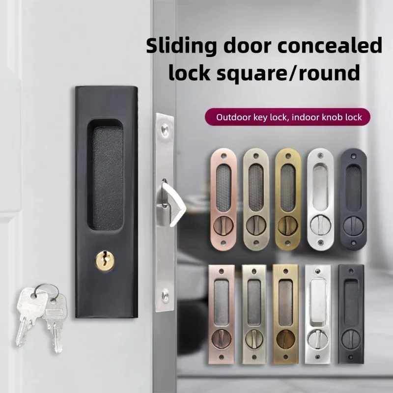 Robuster schwarzer Schiebetür- – Home Bathroom Key Bewertung und Preis