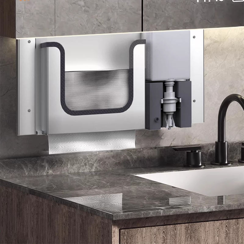 Edelstahl Versteckter Papierha – Home Bathroom Wall Soap Dispenser Bewertung und Preis
